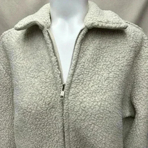 J. Crew Vintage Fleece Sherpa Jacket Size Medium - Picture 3 of 5